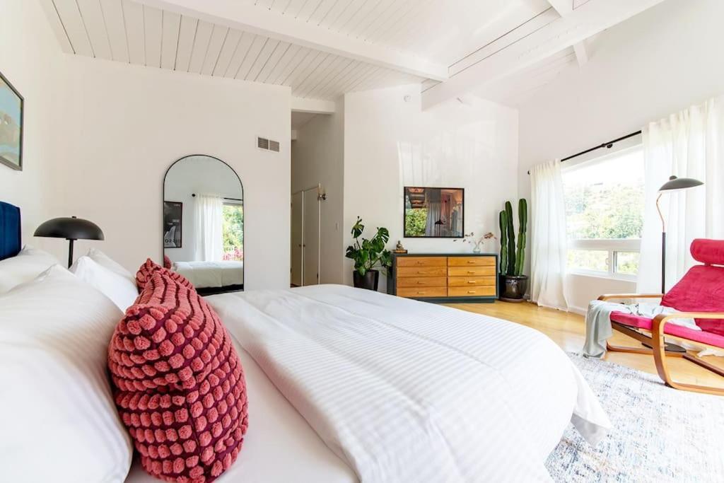 Stunning Hollywood Midcentury Modern-Views-Best Location! Los Angeles Exterior foto