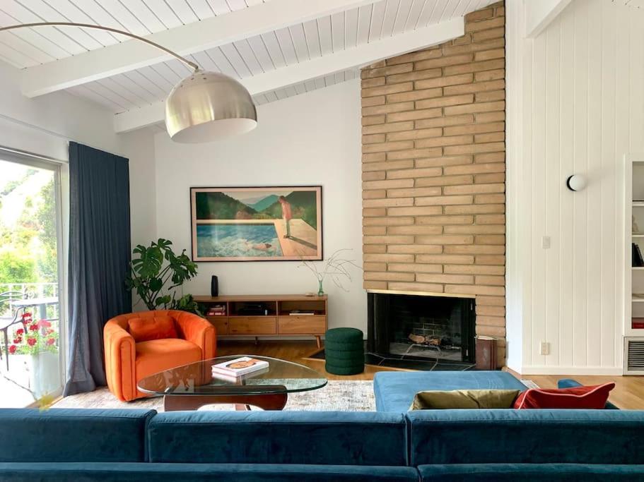 Stunning Hollywood Midcentury Modern-Views-Best Location! Los Angeles Exterior foto